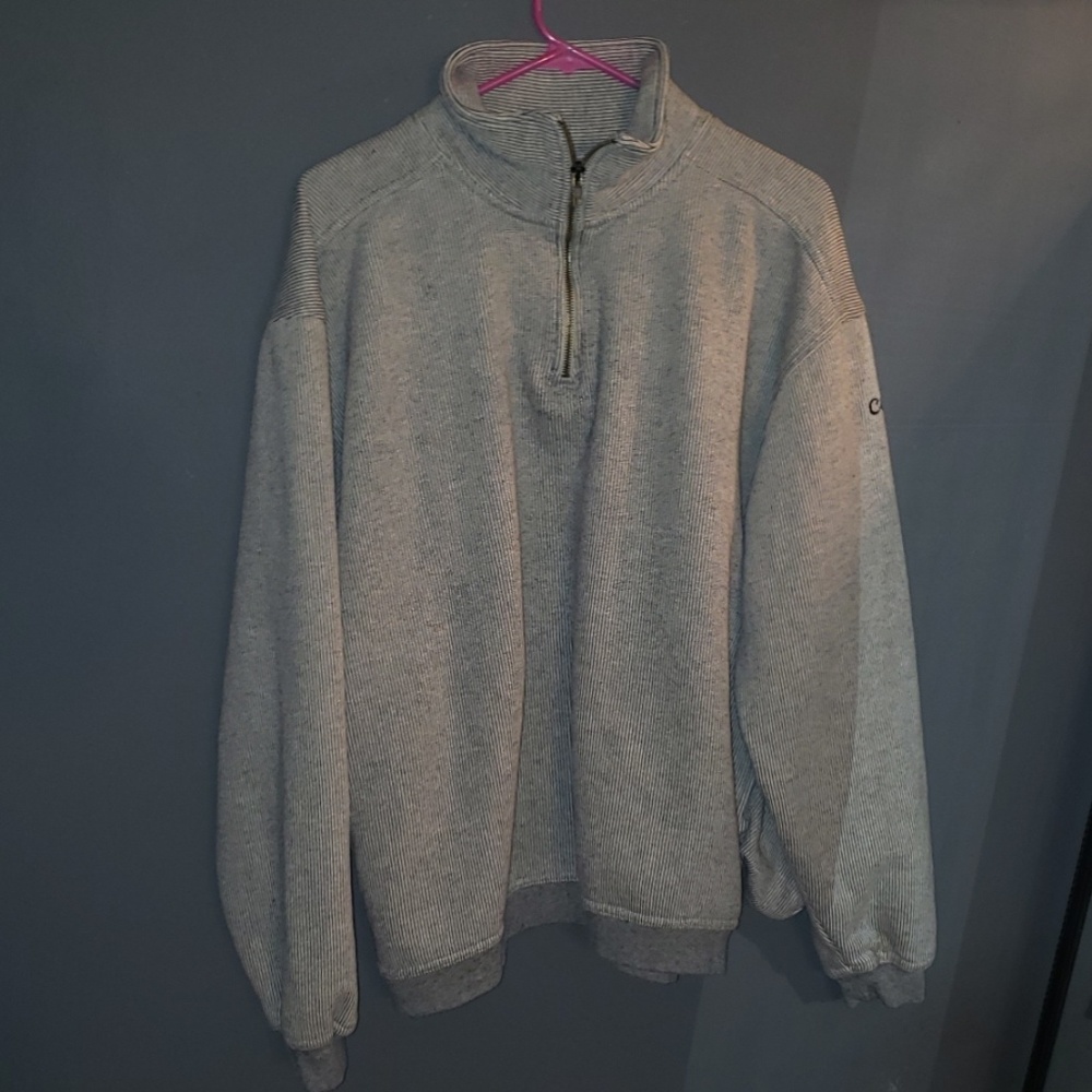 "Canon" quarter zip pullover